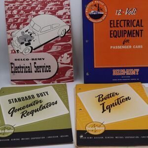 Vintage Delco-Remy Automotive Electrical Manuals Training Materials Lot